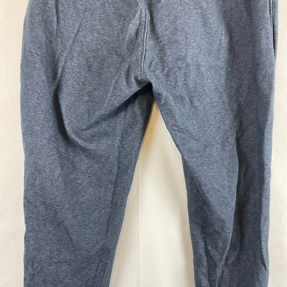 Raffi Men's Pull On Pants L Blue Pockets Tie Waist Straight Leg